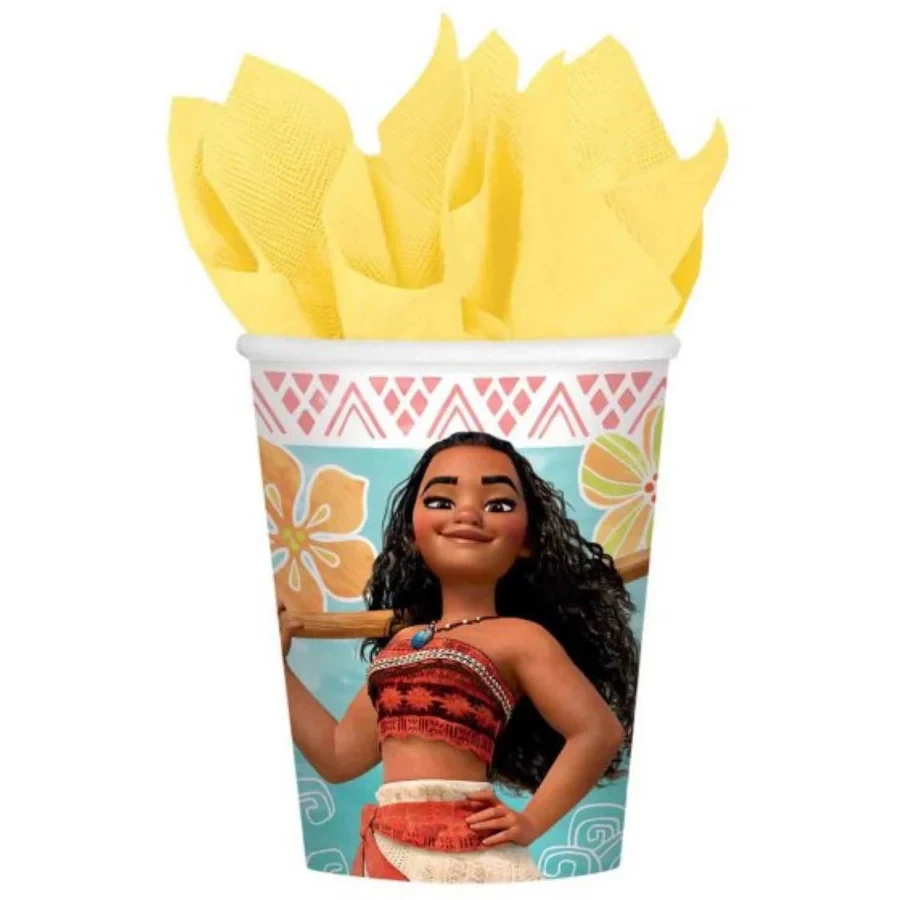 Moana Paper Cups 266ml - Pack of 8