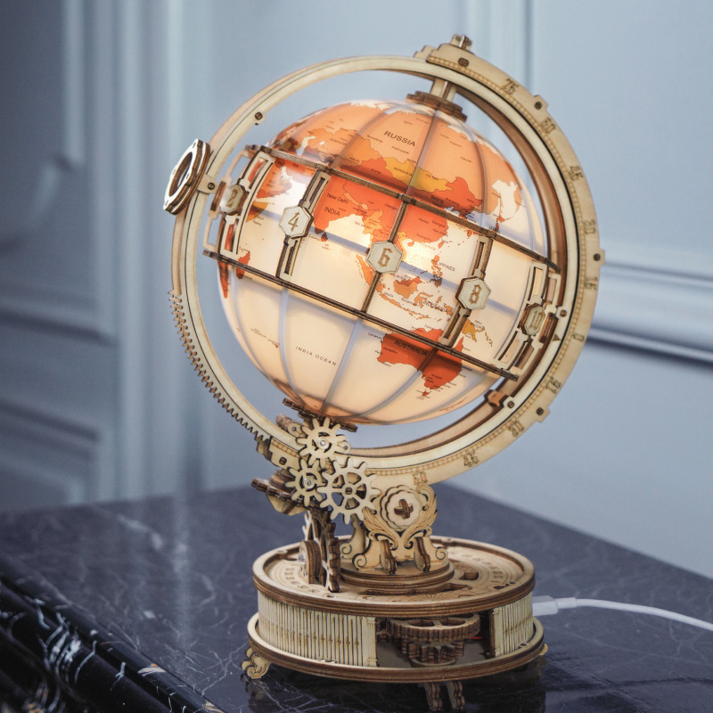 Wooden Globe Puzzle