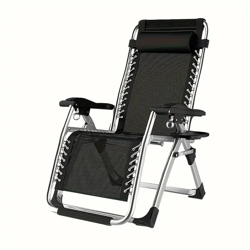 Zero Gravity Chair  Premium Outdoor Folding Lounge Chair for Lawn, Adjustable Reclining with Optional Cushion