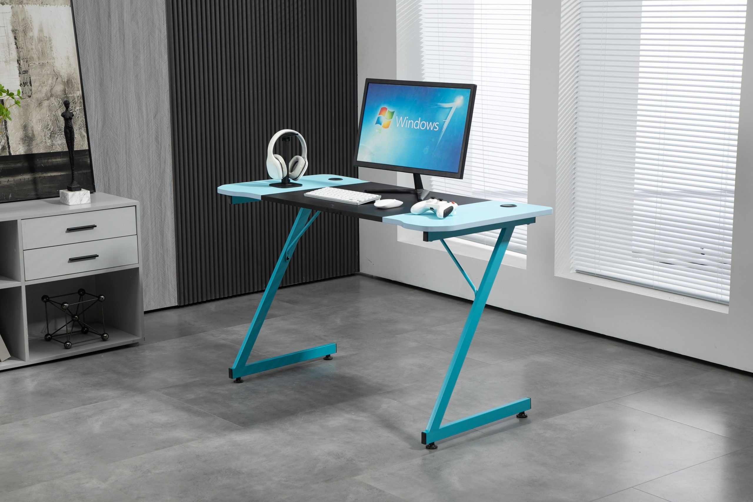 Gaming Table Computer Desk  Ergonomic and Stylish Office Desk for Gamers
