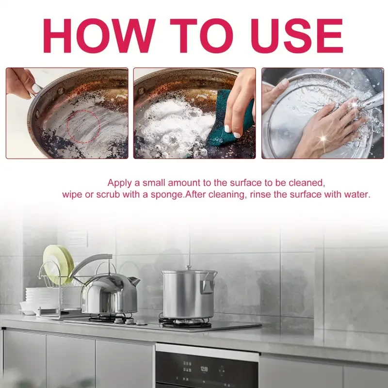 Multi-Functional RV Interior Cleaner - For Kitchen Stoves, Range Hoods, Pot Bottoms, and Sinks