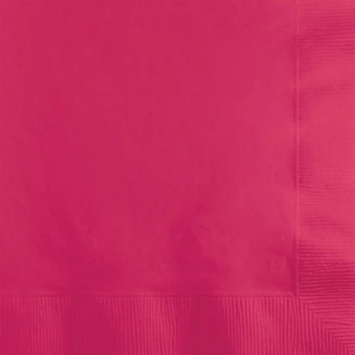 Hot Magenta Luncheon Napkins - Pack of 50