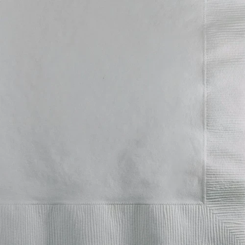 Shimmering Silver Luncheon Napkins